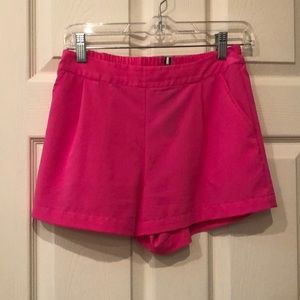 Hot pink shorts